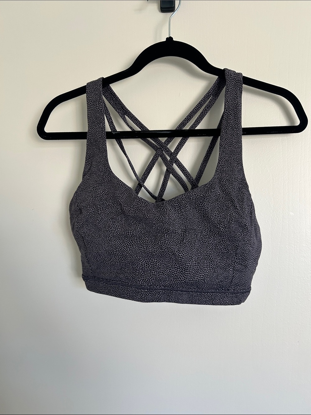 lululemon athletica Purple Speckled Strappy Sports Bra - Picture 3 of 4